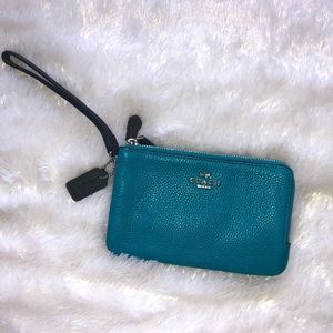 Coach Double-Zip Wristlet